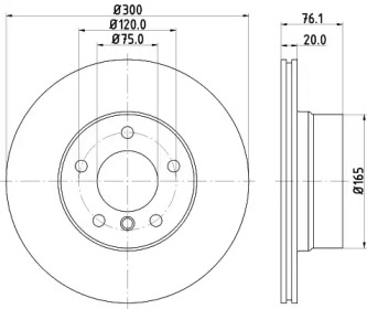 BELACO bdi1840 - Тормозной диск