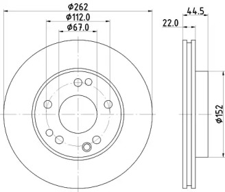 BELACO bdi233 - Тормозной диск