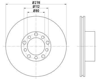 BELACO bdi235 -  Тормозной диск