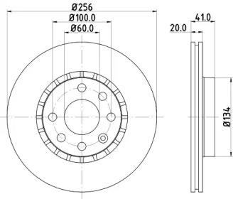 BELACO bdi241 -  Тормозной диск