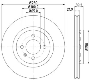 BELACO bdi277 -  Тормозной диск