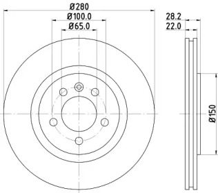 BELACO bdi279 - Тормозной диск