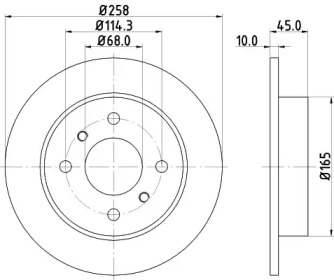 BELACO bdi312 - Тормозной диск