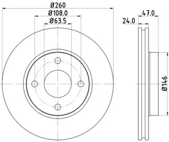 BELACO bdi313 -  Тормозной диск