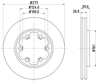 BELACO bdi369 - Тормозной диск
