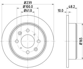 BELACO bdi377 -  Тормозной диск