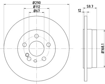 BELACO bdi399 -  Тормозной диск
