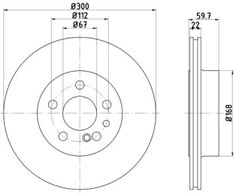 BELACO bdi405 - Тормозной диск