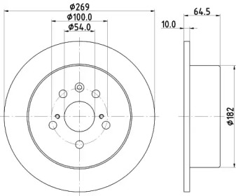 BELACO bdi474 -  Тормозной диск