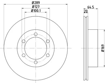 BELACO bdi478 -  Тормозной диск