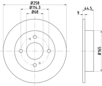 BELACO bdi532 -  Тормозной диск