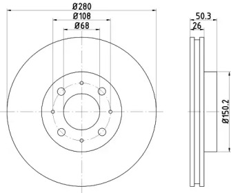 BELACO bdi569 -  Тормозной диск