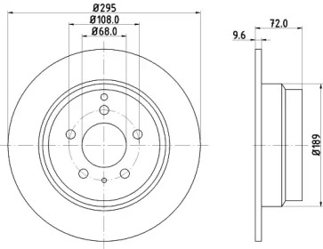 BELACO bdi591 - Тормозной диск