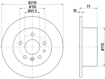 BELACO bdi601 -  Тормозной диск