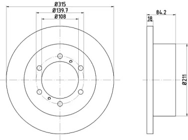 BELACO bdi635 -  Тормозной диск