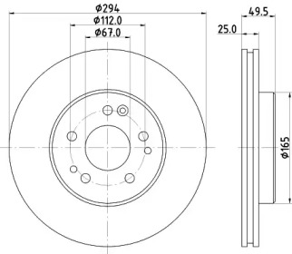 BELACO bdi648 - Тормозной диск