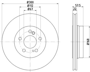 BELACO bdi654 -  Тормозной диск
