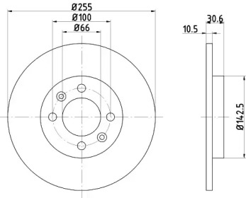 BELACO bdi685 - Тормозной диск