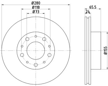 BELACO bdi746 -  Тормозной диск