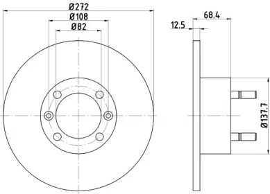 BELACO bdi751 -  Тормозной диск