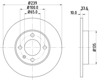 BELACO bdi756 - Тормозной диск