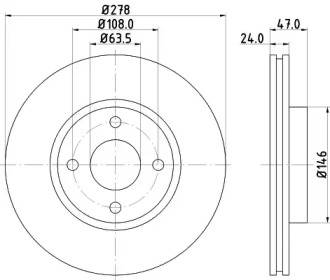 BELACO bdi760 -  Тормозной диск