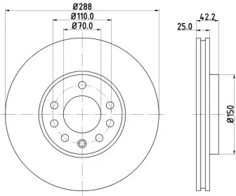 BELACO bdi769 -  Тормозной диск