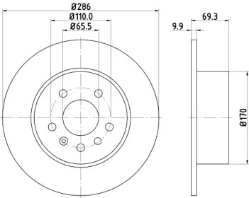 BELACO bdi770 -  Тормозной диск