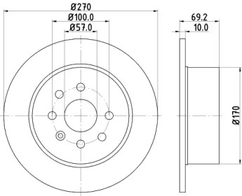 BELACO bdi782 -  Тормозной диск