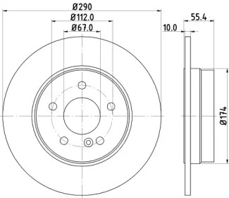 BELACO bdi786 -  Тормозной диск