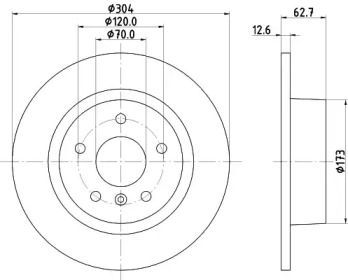 BELACO bdi810 -  Тормозной диск