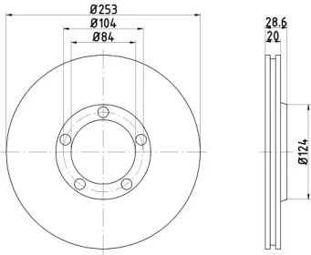 BELACO bdi862 -  Тормозной диск