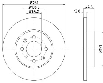 BELACO bdi867 -  Тормозной диск
