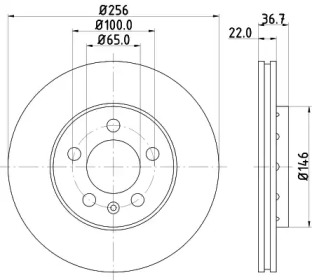 BELACO bdi874 -  Тормозной диск