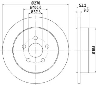 BELACO bdi882 -  Тормозной диск