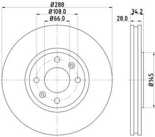 BELACO bdi887 -  Тормозной диск