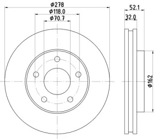 BELACO bdi895 -  Тормозной диск
