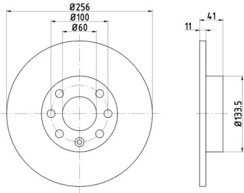 BELACO bdi923 - Тормозной диск