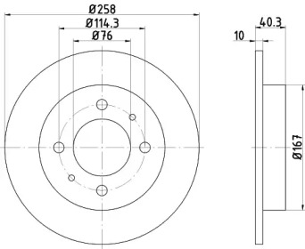 BELACO bdi949 -  Тормозной диск