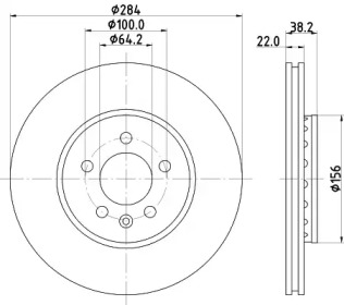 BELACO bdi965 -  Тормозной диск