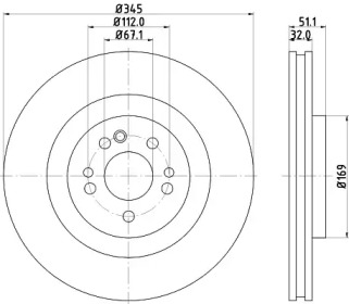 BELACO bdi973 - Тормозной диск