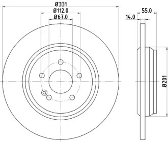 BELACO bdi974 -  Тормозной диск