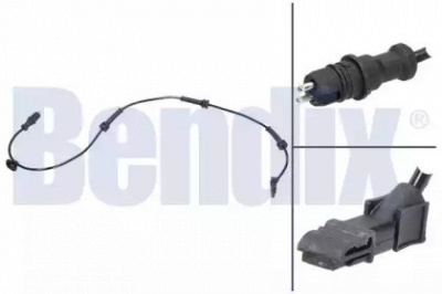 BENDIX 058129b -  Датчик, частота вращения колеса