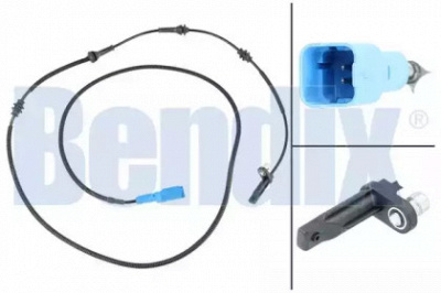 BENDIX 058557b -  Датчик, частота вращения колеса