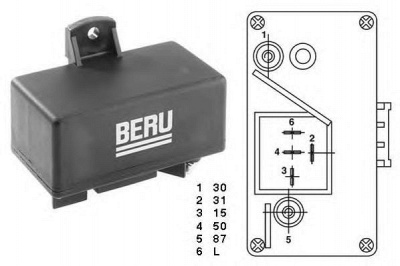 BERU gr065 -  Блок управления, время накаливания