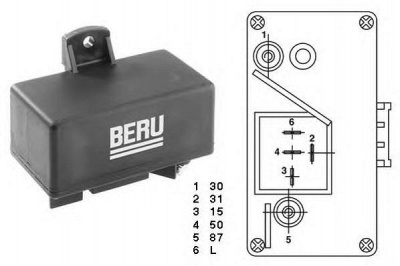 BERU gr066 -  Блок управления, время накаливания
