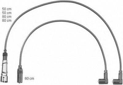 BERU zef1150 -  Комплект проводов зажигания