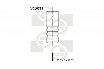 BGA v016718 - Впускной клапан