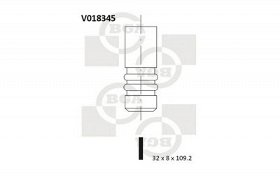 BGA v018345 -  Выпускной клапан