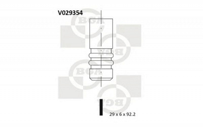 BGA v029354 -  Выпускной клапан